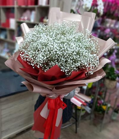 Букет цветов из: Гипсофила в Борское