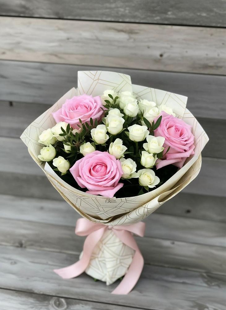 Букет цветов из: Розы в Борское