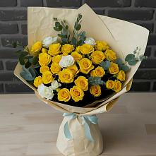 Букет цветов из:  Розы в Борское