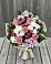 Букет цветов из: Альстромерии, Гвоздики, Розы и Хризантемы в Борское