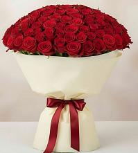 Букет 101 Красная роза Милано #REPLACE_PRED# Борское