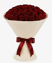 Букет 101 Бордовая роза Блэк Бакарра в Борское