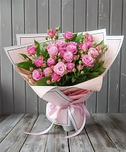 Букет Розовый кустик в Борское