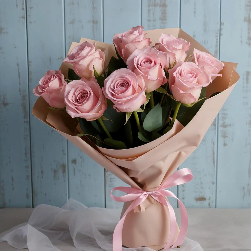 Букет цветов из: Розы в Борское