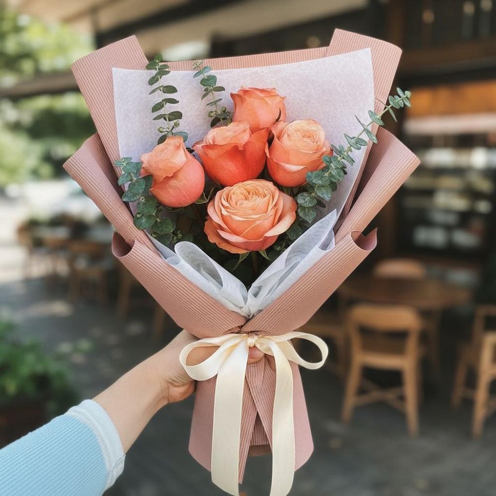 Букет цветов из: Розы в Борское