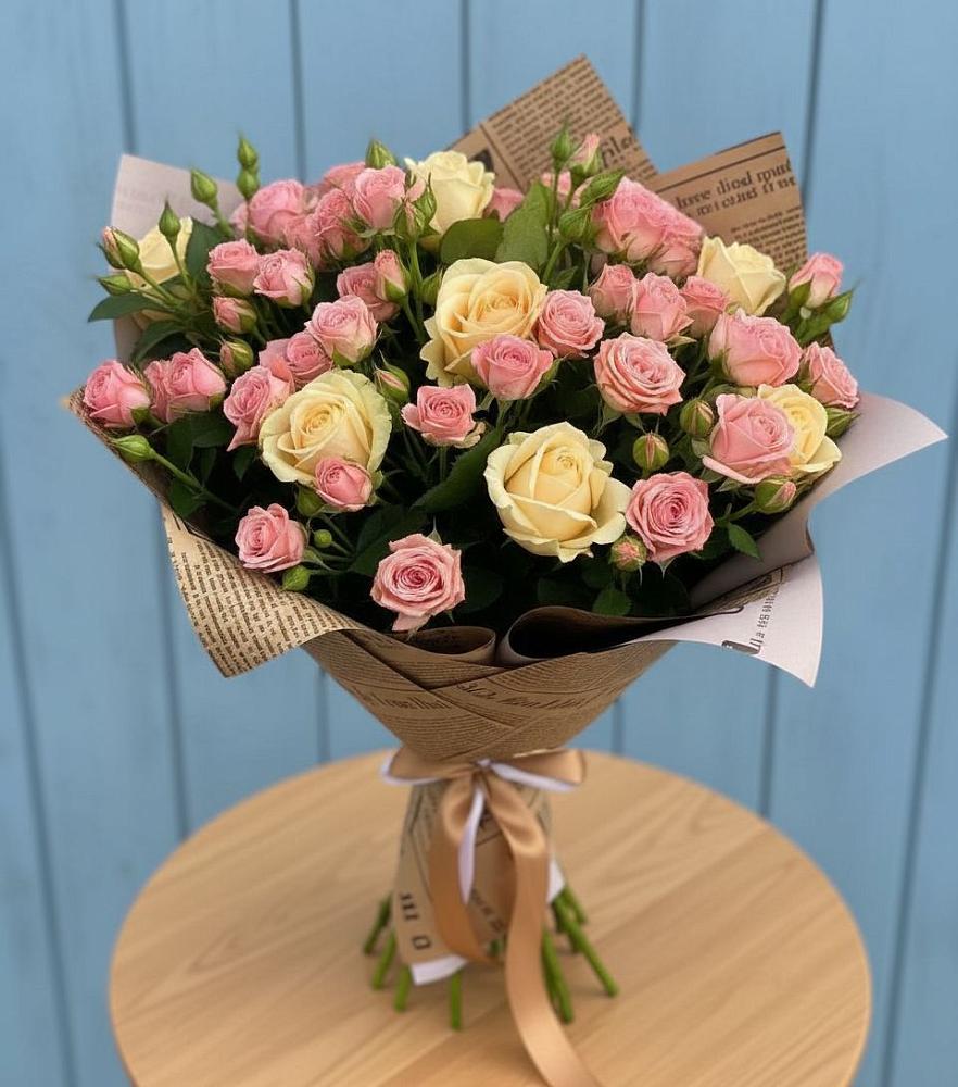 Букет цветов из: Розы в Борское