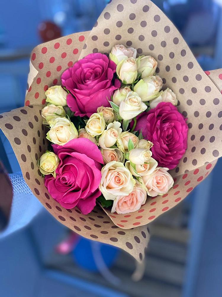 Букет цветов из: Розы в Борское