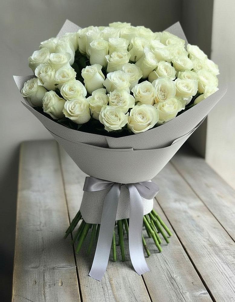 Букет 35 Белых роз в Борское