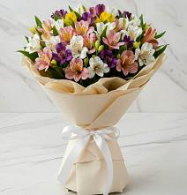 Букет цветов из:  Альстромерии в Борское