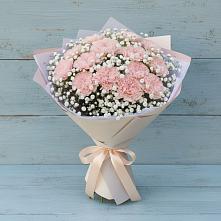Букет цветов из:  Гвоздики в Борское