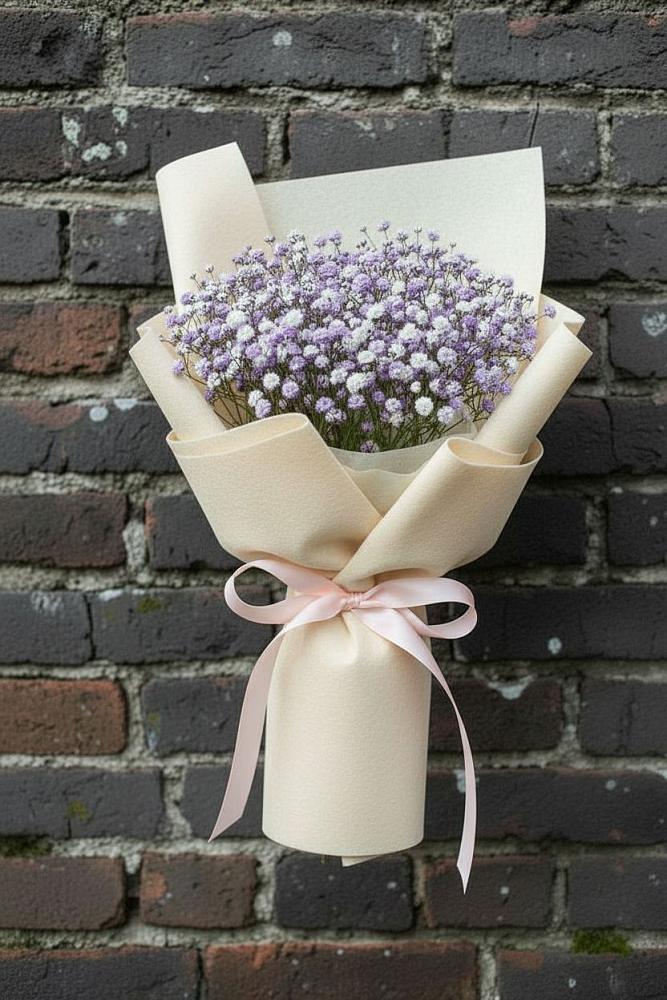 Букет цветов из: Гипсофила в Борское