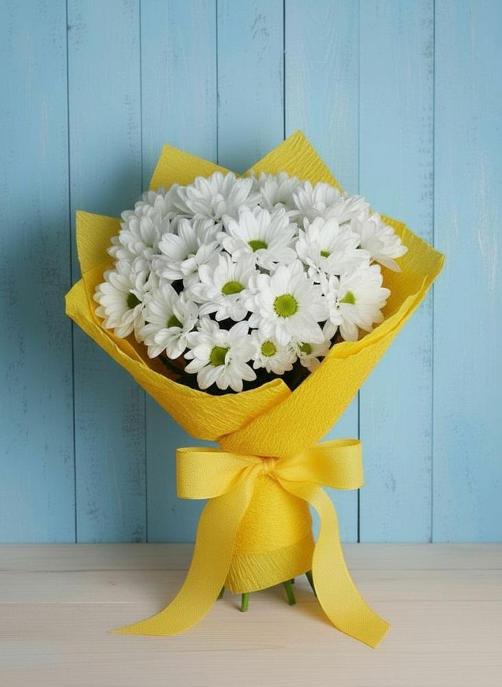 Букет цветов из: Хризантемы в Борское