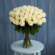 Букет 51 Белая роза Эдлесс Лав #REPLACE_PRED# Борское