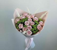 Букет цветов из:  Розы и Хризантемы в Борское
