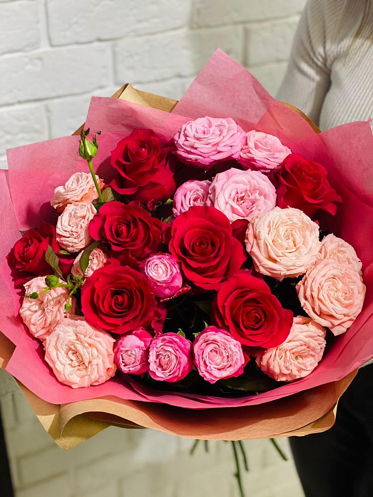 Букет цветов из: Розы в Борское