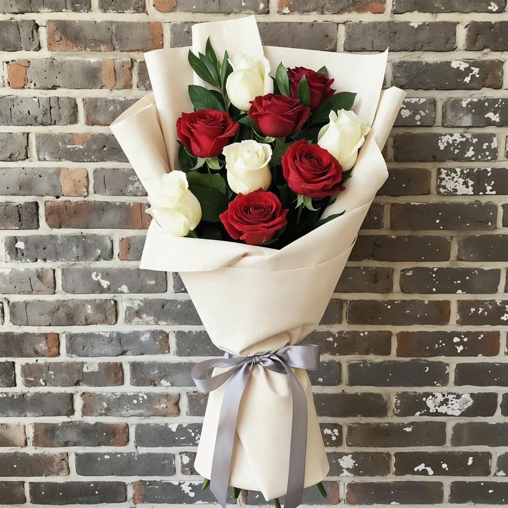 Букет цветов из: Розы в Борское