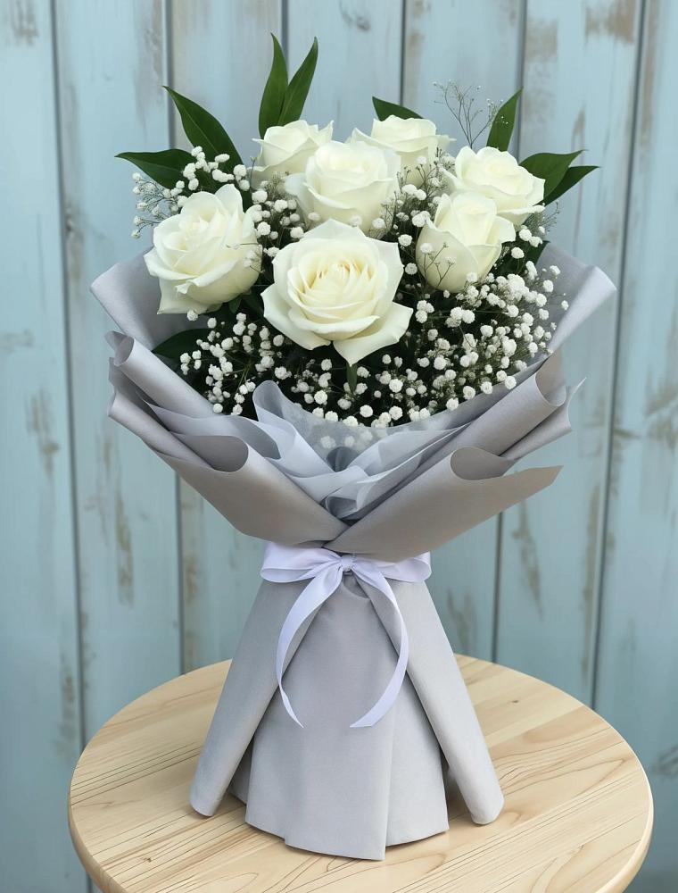 Букет цветов из: Розы в Борское