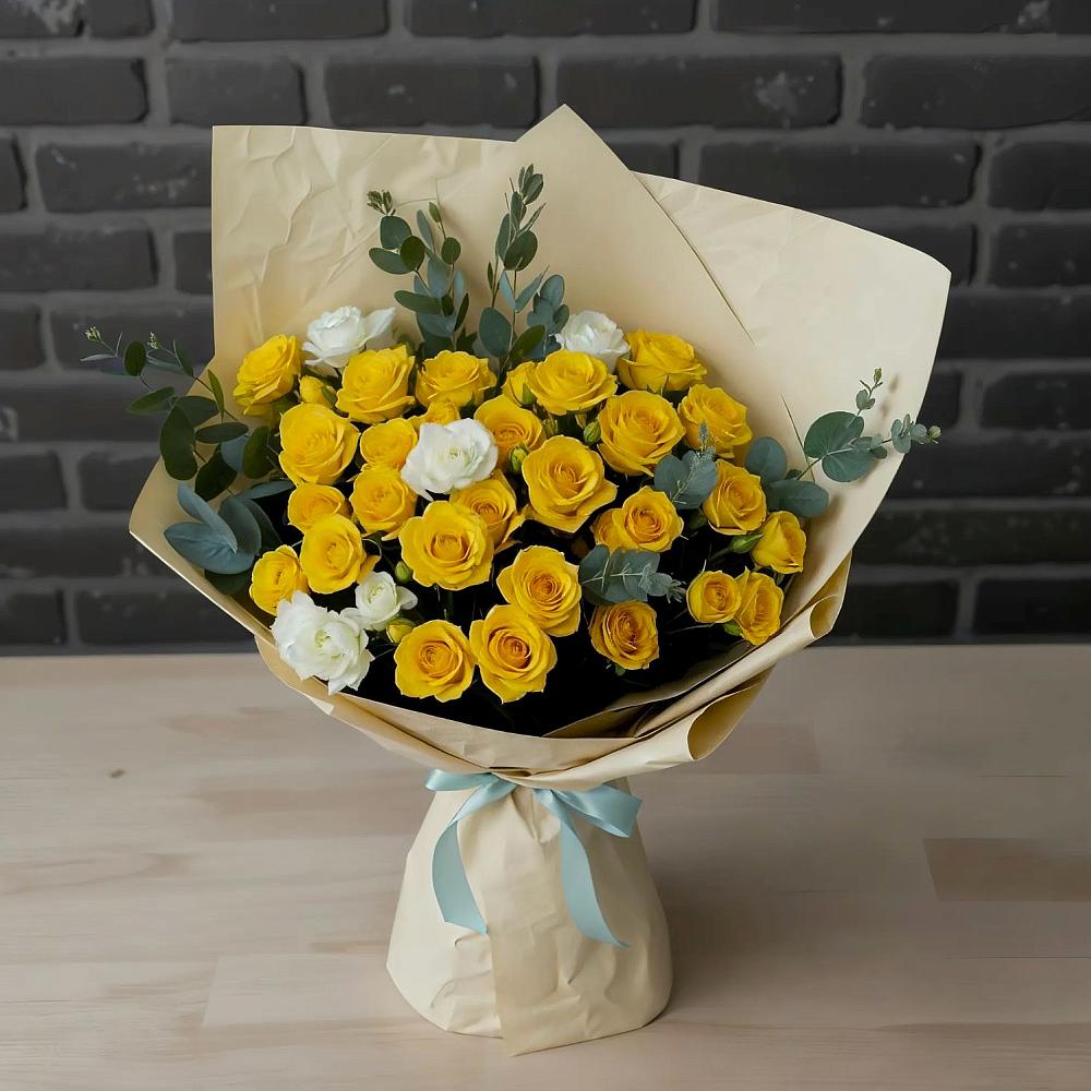 Букет цветов из: Розы в Борское