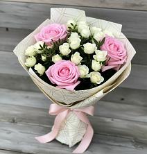 Букет цветов из:  Розы в Борское