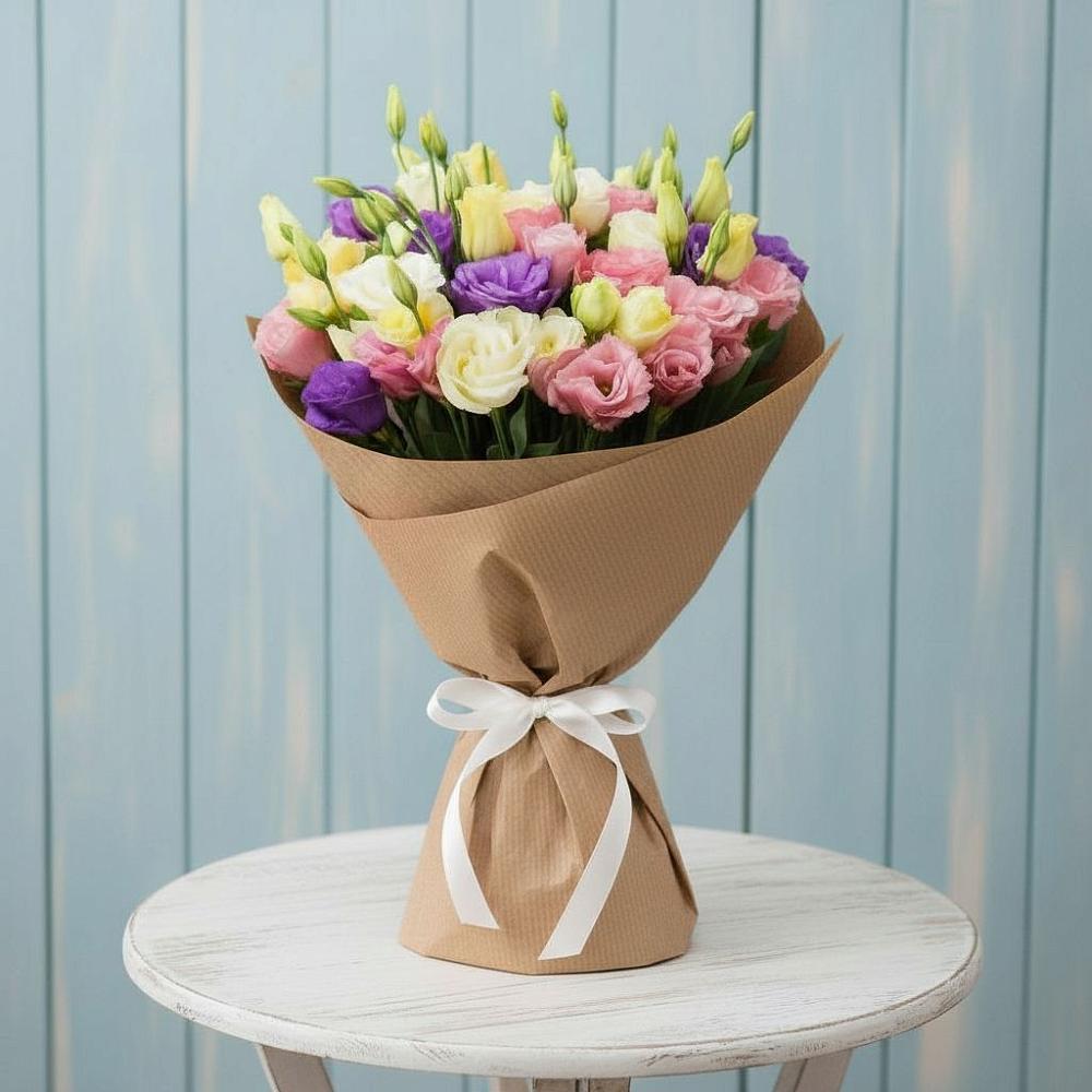 Букет цветов из: Лизиантусы в Борское