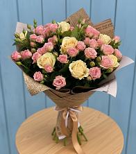Букет цветов из:  Розы в Борское