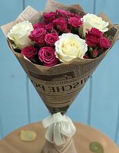 Букет цветов из:  Розы в Борское