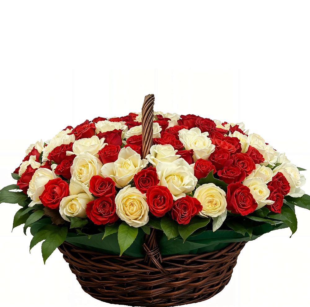 Премиум букет из: Розы в Борское