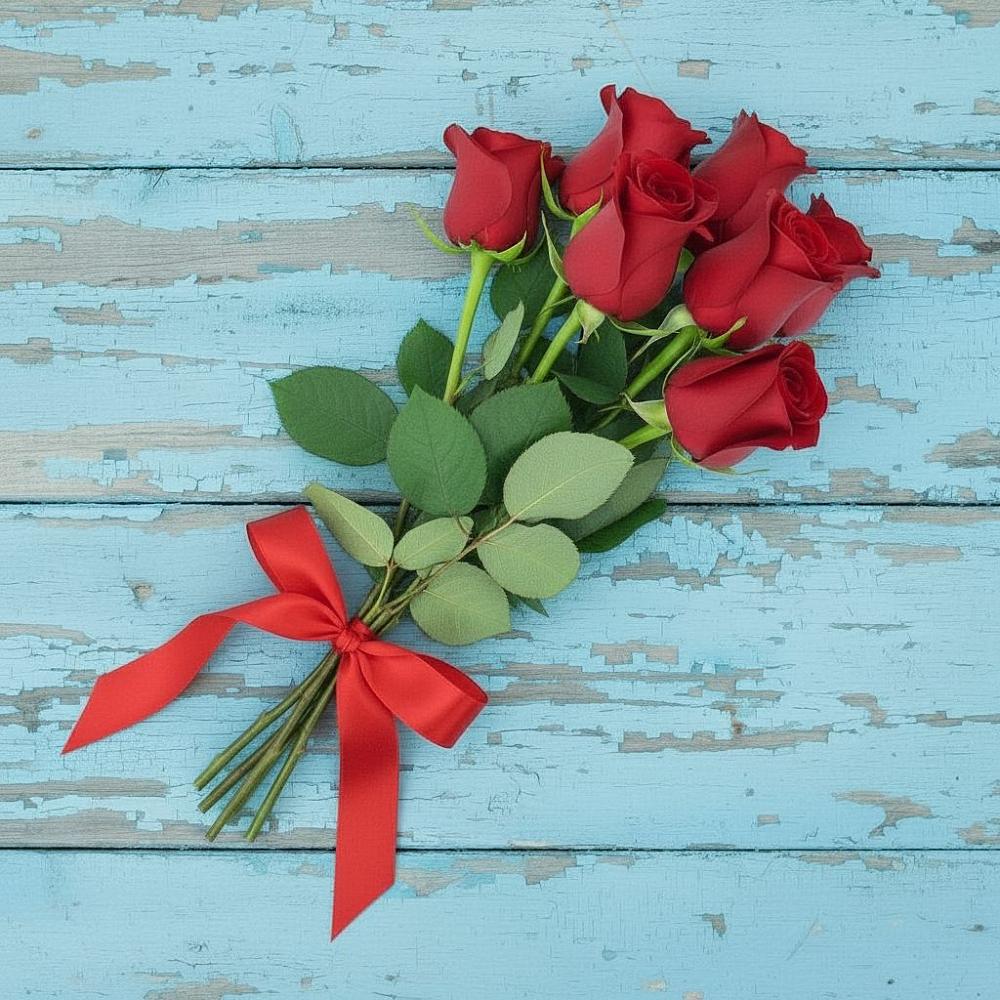 Букет Красные розы в Борское