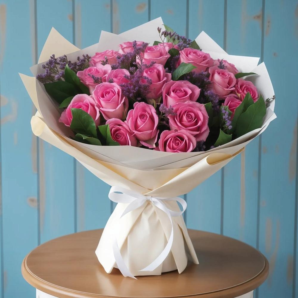 Букет цветов из: Розы в Борское