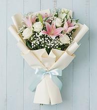 Букет цветов из:  Лилии в Борское