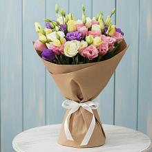 Букет цветов из:  Лизиантусы в Борское