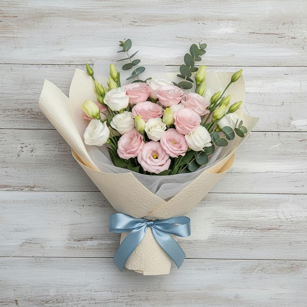 Букет цветов из: Лизиантусы в Борское