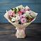 Букет цветов из: Хризантемы, Альстромерии и Розы в Борское